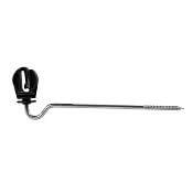 Izolátor se zahnutou podpěrou 22 cm pro elektrický ohradník  - 10 ks

