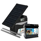 Bateriový zdroj fencee battery DUO BD50 + solární panel 30 W + konzole + baterie 44 Ah