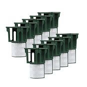 Sada PROFI adaptérů k pachovému ohradníku pro nosiče pachové látky BIO10, s reflexní páskou - 10 ks